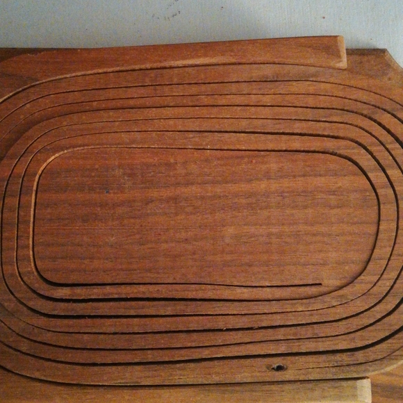 Vintage Handmade Walnut Collapsible Basket by H&L Enterprises - Picture 8 of 11